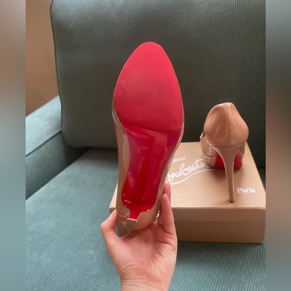 Nude Christian Louboutin Bianca 140 Platform heels size 40 - Picture 7 of 9